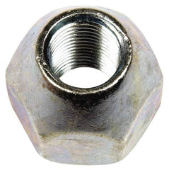 Dorman - 9/16-18 Black Oil Quench Finish Open Wheel Nut - 1-1/16" Hex, 31/32" OAL, 60° Seat Angle - Apex Tool & Supply