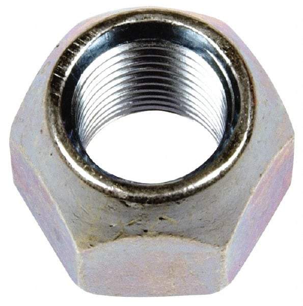 Dorman - M12-1.25 Chrome Finish Open Wheel Nut - 19mm Hex, 16mm OAL, 60° Seat Angle - Apex Tool & Supply