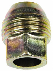 Dorman - M12-1.5 Zinc Finish Open Wheel Nut - 19mm Hex, 27.5mm OAL, 60° Seat Angle - Apex Tool & Supply