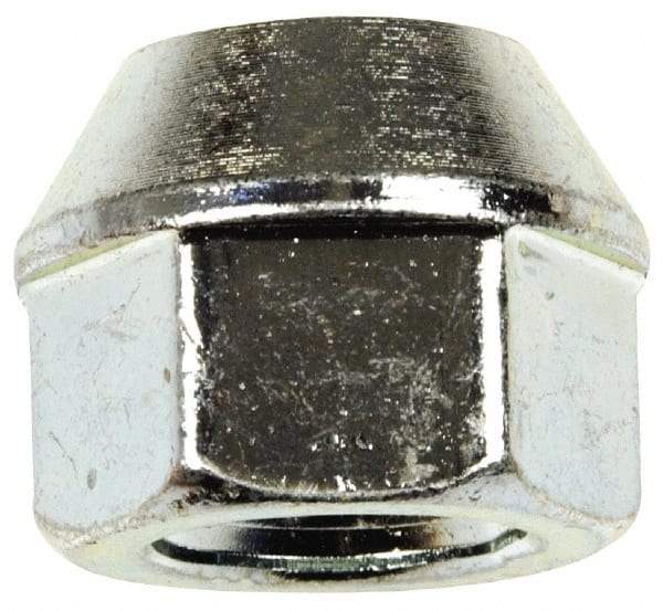 Dorman - M14-1.5 Yellow Zinc Finish Open Wheel Nut - 22mm Hex, 20.5mm OAL, 60° Seat Angle - Apex Tool & Supply