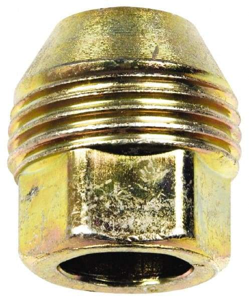 Dorman - M14-1.5 Zinc Finish Open Wheel Nut - 22mm Hex, 28.5mm OAL, 60° Seat Angle - Apex Tool & Supply