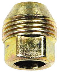 Dorman - M14-1.5 Zinc Finish Open Wheel Nut - 22mm Hex, 28.5mm OAL, 60° Seat Angle - Apex Tool & Supply
