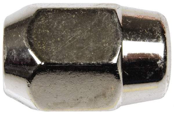 Dorman - M12-1.5 Chrome Finish Capped Wheel Nut - 21mm Hex, 33.5mm OAL, 60° Seat Angle - Apex Tool & Supply