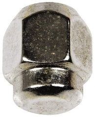Dorman - M10-1.25 Chrome Finish Capped Wheel Nut - 17mm Hex, 21mm OAL, 60° Seat Angle - Apex Tool & Supply