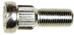 Dorman - 7/16-20 Serrated Bolt Wheel Stud - 0.564" Knurl, 1-5/16" OAL, 3/8" Shoulder Length - Apex Tool & Supply
