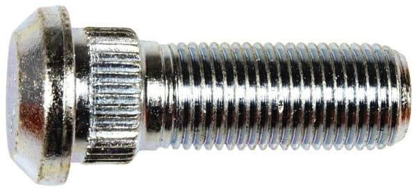 Dorman - 1/2-20 Serrated Bolt Wheel Stud - 0.63" Knurl, 1-17/32" OAL, 3/8" Shoulder Length - Apex Tool & Supply