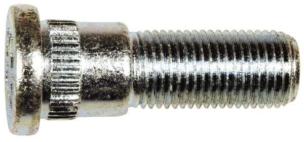 Dorman - 1/2-20 Serrated Bolt Wheel Stud - 5/8" Knurl, 1-5/8" OAL, 15/32" Shoulder Length - Apex Tool & Supply