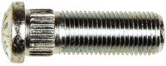 Dorman - 1/2-20 Serrated Bolt Wheel Stud - 0.535" Knurl, 1-17/32" OAL, 5/16" Shoulder Length - Apex Tool & Supply