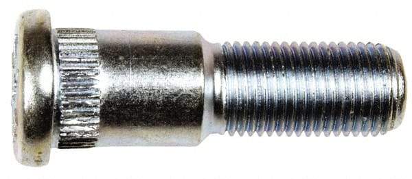 Dorman - 1/2-20 Serrated Bolt Wheel Stud - 0.622" Knurl, 1-13/16" OAL, 3/4" Shoulder Length - Apex Tool & Supply