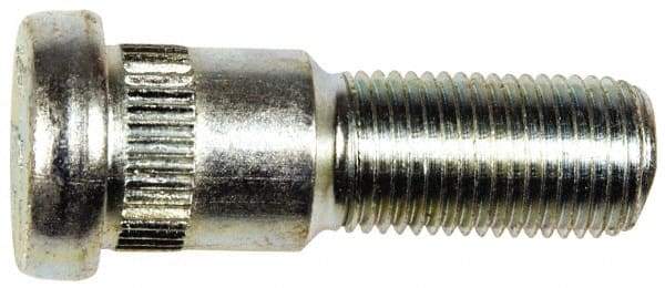 Dorman - 1/2-20 Serrated Bolt Wheel Stud - 5/8" Knurl, 1-11/16" OAL, 5/8" Shoulder Length - Apex Tool & Supply