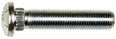 Dorman - 7/16-20 Serrated Bolt Wheel Stud - 0.475" Knurl, 2-1/8" OAL, 3/16" Shoulder Length - Apex Tool & Supply