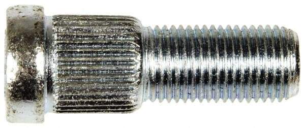 Dorman - 1/2-20 Serrated Bolt Wheel Stud - 0.62" Knurl, 1-5/8" OAL, 19/32" Shoulder Length - Apex Tool & Supply
