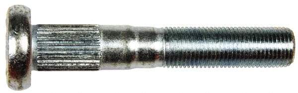 Dorman - 9/16-18 Serrated Bolt Wheel Stud - 0.621" Knurl, 3-17/32" OAL, 1-5/16" Shoulder Length - Apex Tool & Supply