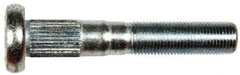 Dorman - 9/16-18 Serrated Bolt Wheel Stud - 0.621" Knurl, 3-17/32" OAL, 1-5/16" Shoulder Length - Apex Tool & Supply