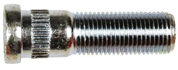 Dorman - 9/16-18 Serrated Bolt Wheel Stud - 5/8" Knurl, 2" OAL, 5/8" Shoulder Length - Apex Tool & Supply