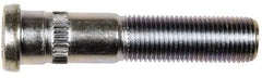 Dorman - 9/16-18 Serrated Bolt Wheel Stud - 0.63" Knurl, 2-25/32" OAL, 1-1/8" Shoulder Length - Apex Tool & Supply