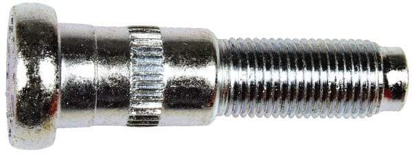 Dorman - 1/2-20 Serrated Bolt Wheel Stud - 5/8" Knurl, 2-1/4" OAL, 15/16" Shoulder Length - Apex Tool & Supply