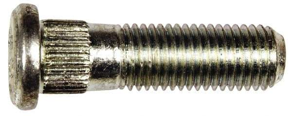 Dorman - M12-1.5 Serrated Bolt Wheel Stud - 13.08mm Knurl, 42mm OAL, 12.5mm Shoulder Length - Apex Tool & Supply
