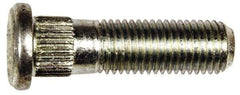 Dorman - M12-1.5 Serrated Bolt Wheel Stud - 13.08mm Knurl, 42mm OAL, 12.5mm Shoulder Length - Apex Tool & Supply