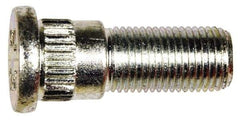 Dorman - 1/2-20 Serrated Bolt Wheel Stud - 0.618" Knurl, 1-15/32" OAL, 31/64" Shoulder Length - Apex Tool & Supply