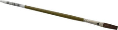 Wooster Brush - Ox Hair Artist's Paint Brush - 1/4" Wide, 13/16" Bristle Length, 6-3/4" Plastic Handle - Apex Tool & Supply