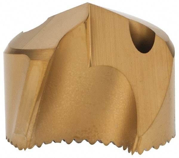 Seco - Series SD100, 17.5mm Diam 140° Replaceable Drill Tip - Carbide, TiAlN Finish, Through Coolant - Apex Tool & Supply