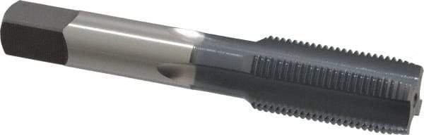 OSG - 3/4-16 UNF 3B 4 Flute elektraLUBE Finish High Speed Steel Straight Flute Standard Hand Tap - Plug, Right Hand Thread, 4-1/4" OAL, 2" Thread Length, H3 Limit - Apex Tool & Supply