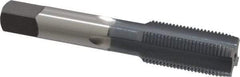 OSG - 3/4-16 UNF 3B 4 Flute elektraLUBE Finish High Speed Steel Straight Flute Standard Hand Tap - Plug, Right Hand Thread, 4-1/4" OAL, 2" Thread Length, H3 Limit - Apex Tool & Supply
