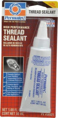 Permatex - 50 mL Tube, White, Paste High Strength Threadlocker - Series 565 - Apex Tool & Supply
