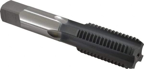 OSG - 1-8 UNC 3B 4 Flute elektraLUBE Finish High Speed Steel Straight Flute Standard Hand Tap - Bottoming, Right Hand Thread, 5-1/8" OAL, 2-1/2" Thread Length, H4 Limit - Apex Tool & Supply