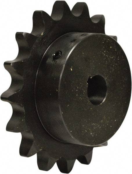U.S. Tsubaki - 25 Teeth, 5/8" Chain Pitch, Chain Size 50, Finished Bore Sprocket - 1-7/16" Bore Diam, 4.987" Pitch Diam, 5.32" Outside Diam - Apex Tool & Supply