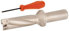 Sumitomo - 3.907" Max Drill Depth, 3xD, 1-1/4" Diam, Indexable Insert Drill - 1-1/4" Shank Diam, Whistle Notch Shank - Apex Tool & Supply