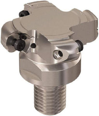 Seco - Modular Connection Connection, 0.236" Cutting Width, 19/64" Depth of Cut, 1-1/2" Cutter Diam, 6 Tooth Indexable Slotting Cutter - R335.29 Toolholder, RD.. 06.. Insert, Right Hand Cutting Direction - Apex Tool & Supply