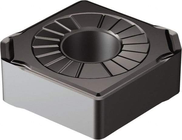 Sandvik Coromant - CNMX43A2 SM Grade 1105 Carbide Turning Insert - TiAlN Finish, 80° Parallelogram, 1/2" Inscr Circle, 3/16" Thick, 1/32" Corner Radius - Apex Tool & Supply