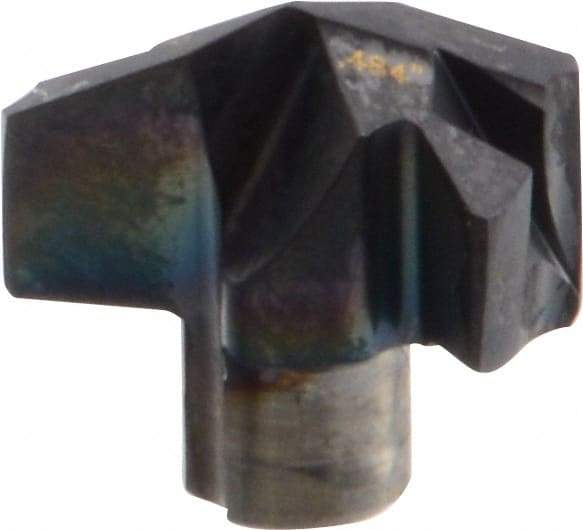 Iscar - Series ICP, 12.29mm Diam Grade IC908 140° Replaceable Drill Tip - Carbide, TiAlN Finish, 12 Seat Size - Apex Tool & Supply