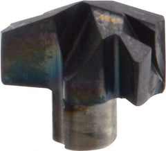 Iscar - Series ICP, 12.29mm Diam Grade IC908 140° Replaceable Drill Tip - Carbide, TiAlN Finish, 12 Seat Size - Apex Tool & Supply