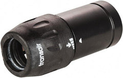 Transair - 7/8" ID, 25mm OD, 25 mm to 16.5 mm Plug-In Reducer - Plastic, 232 Max psi, 3" Long - Apex Tool & Supply