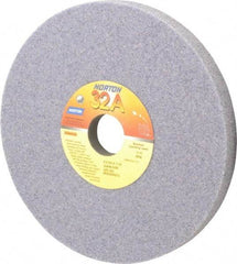 Norton - 8" Diam x 1-1/4" Hole x 3/4" Thick, I Hardness, 46 Grit Surface Grinding Wheel - Aluminum Oxide, Type 5, Coarse Grade, 3,105 Max RPM, Vitrified Bond, One-Side Recess - Apex Tool & Supply