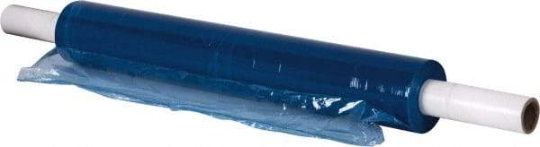 Stretch Associates - 20" x 1,000' 80 Gauge Blue Hand Held Stretch & Pallet Wrap with Extended Core - 80 Gauge, Blue - Apex Tool & Supply