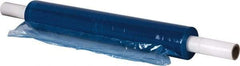 Stretch Associates - 20" x 1,000' 80 Gauge Blue Hand Held Stretch & Pallet Wrap with Extended Core - 80 Gauge, Blue - Apex Tool & Supply
