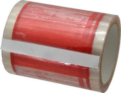 Nifty Products - 333 Piece, 5" Long x 5" Wide, Tape Roll - Packing Slip Enclosed, Clear with Red Border - Apex Tool & Supply