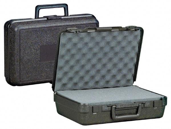 Platt - 19" Wide, Clamshell Hard Case - Black, Polyethylene - Apex Tool & Supply
