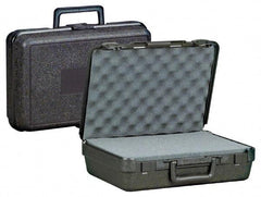 Platt - 19" Wide, Clamshell Hard Case - Black, Polyethylene - Apex Tool & Supply