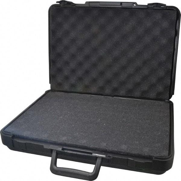 Platt - 16" Wide x 3-1/4" High, Clamshell Hard Case - Black, Polyethylene - Apex Tool & Supply