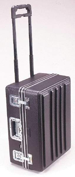 Platt - 18" Wide x 11-1/2" High, Shipping/Travel Case - Black, Polyethylene - Apex Tool & Supply