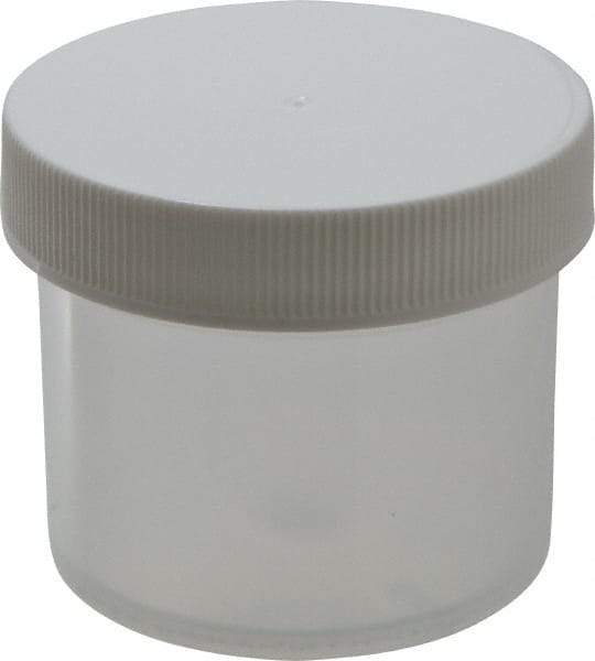Dynalon Labware - 2 oz Jar - Polypropylene, Translucent, 1.77" High x 2.09" Diam, 2.09" Cap - Apex Tool & Supply