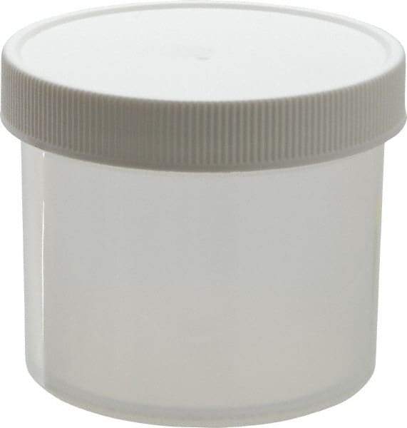Dynalon Labware - 4 oz Jar - Polypropylene, Translucent, 2.16" High x 2.76" Diam, 2.76" Cap - Apex Tool & Supply