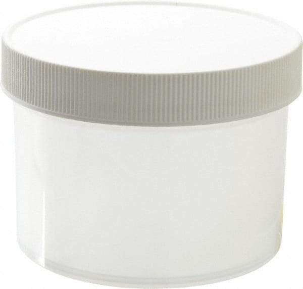 Dynalon Labware - 8 oz Jar - Polypropylene, Translucent, 2.44" High x 3-1/2" Diam, 3-1/2" Cap - Apex Tool & Supply