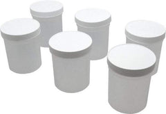 Dynalon Labware - 16 oz Jar - Polypropylene, Translucent, 3.74" High x 3-1/2" Diam, 3-1/2" Cap - Apex Tool & Supply