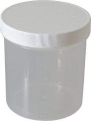 Dynalon Labware - 40 oz Jar - Polypropylene, Translucent, 5.11" High x 4.72" Diam, 4.72" Cap - Apex Tool & Supply